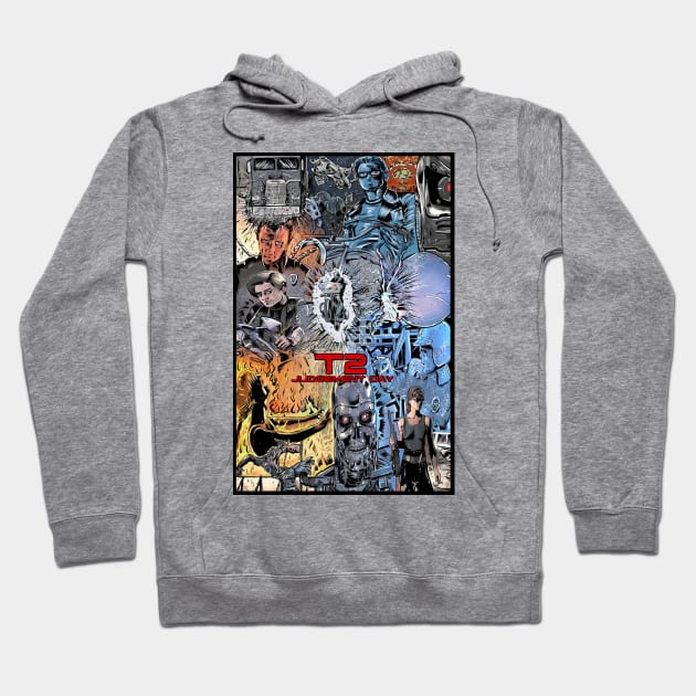 Judgment Day Hoodie by paintchips